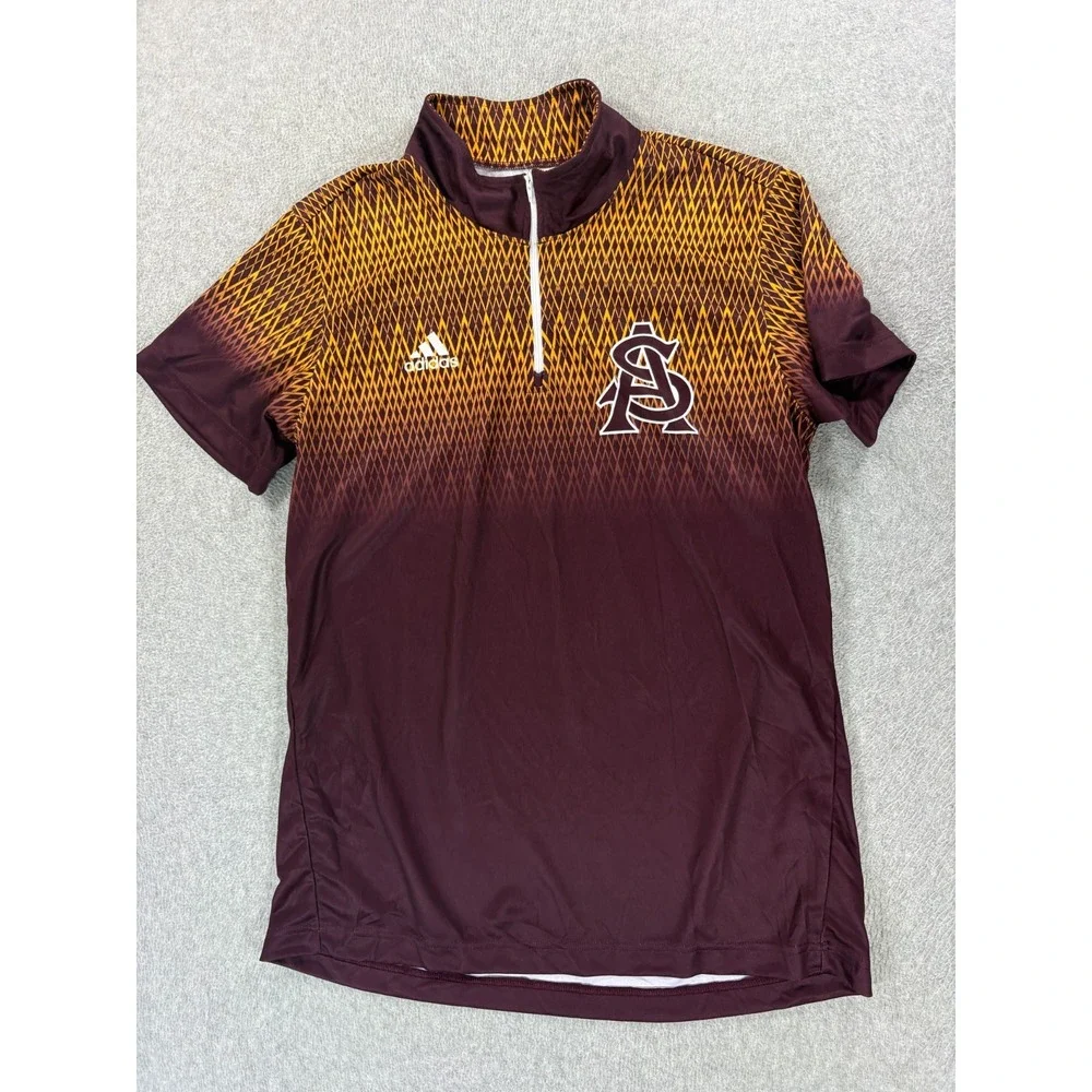Arizona State Sun Devils Adidas Performance Campus Pullover Shirt (Men's Large)